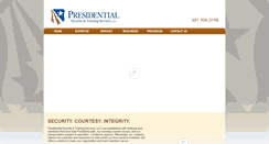 Desktop Screenshot of presidentialsecurityservices.com